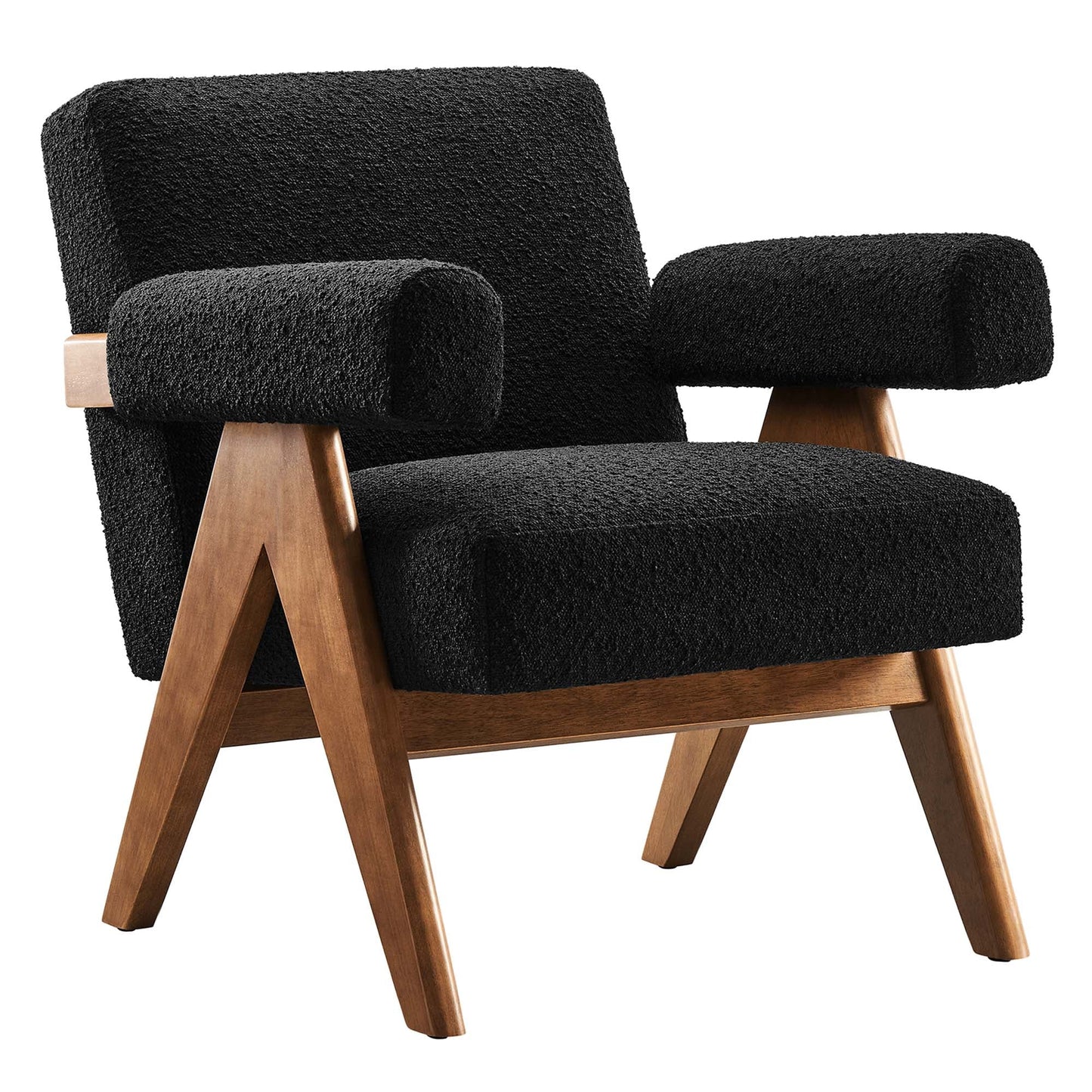 Astra Black Boucle Chair