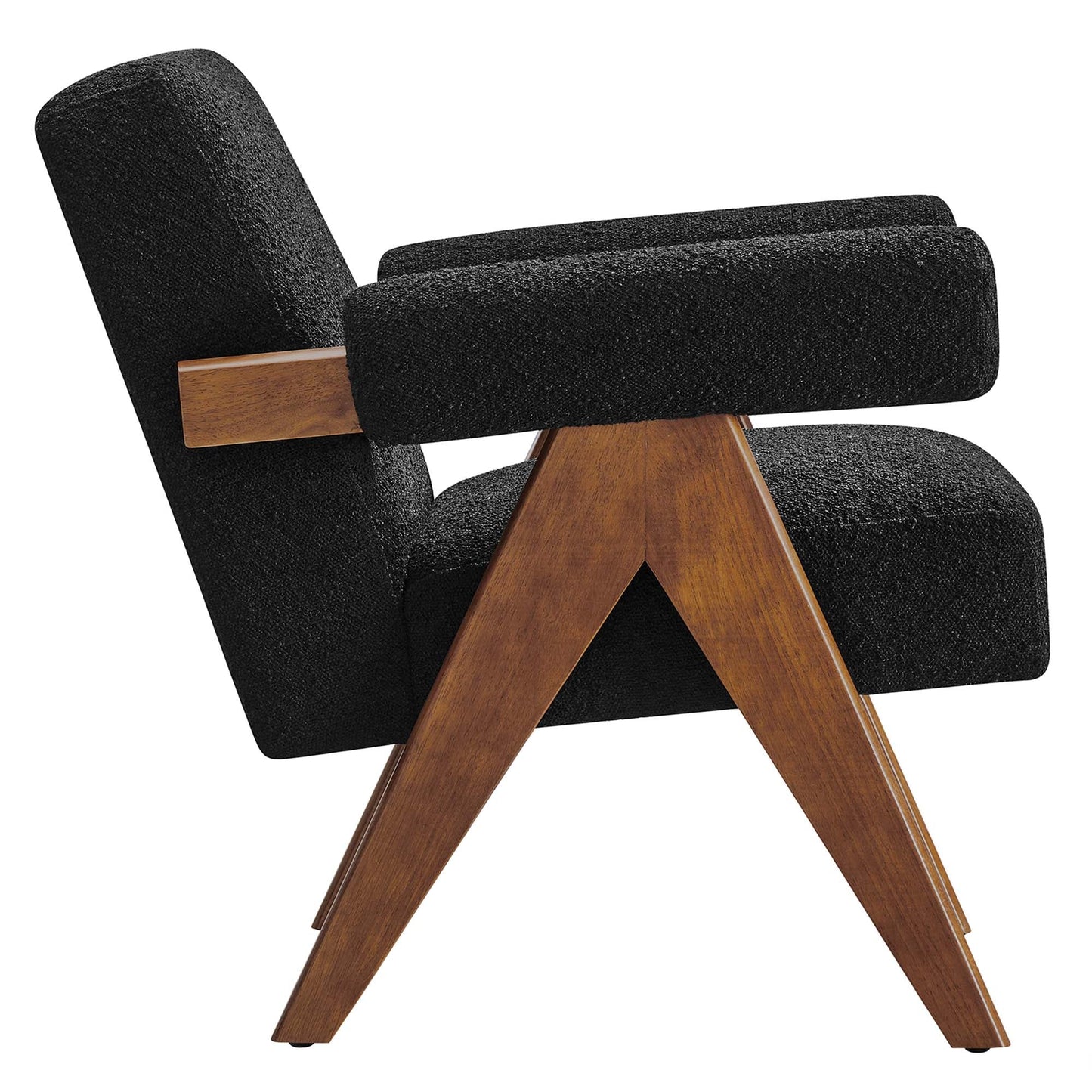 Astra Black Boucle Chair