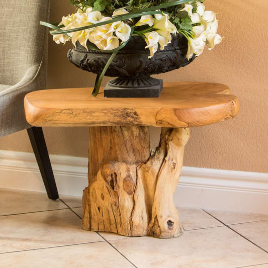 Teak Shroom Table
